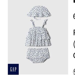 Baby Gap floral outfit set